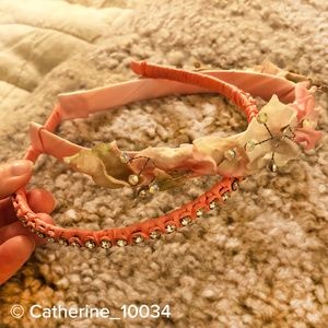 Pink Headband Set w/ Gemstone Details